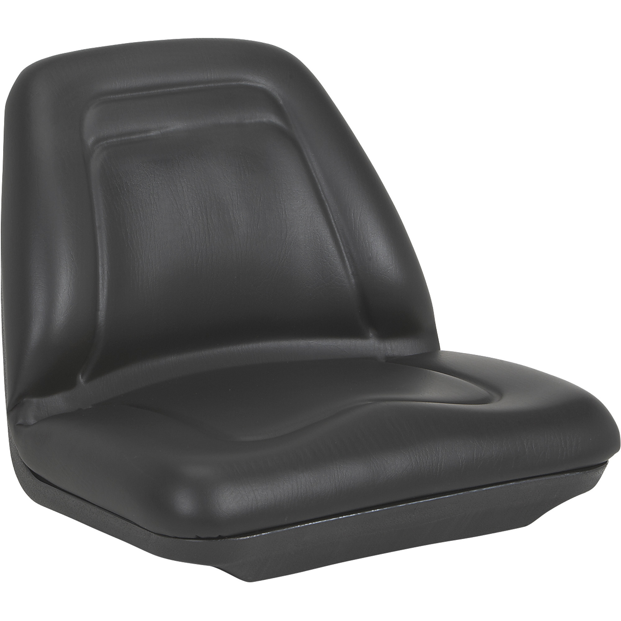 A & I Deluxe Mid-Back Utility Lawn Mower Seat, Black, Model# TM555BL